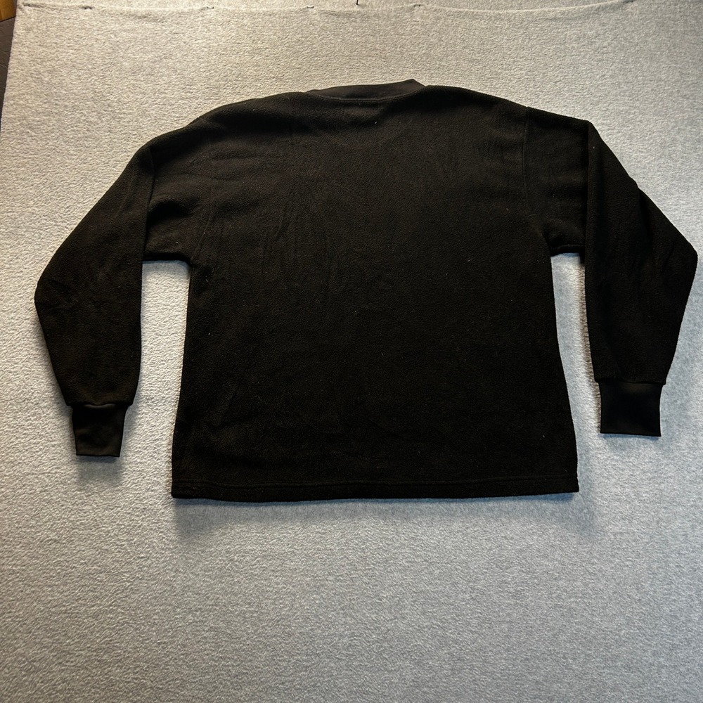 Misty Mountain Sweatshirt Mens Medium Black Fleece Crewneck Pullover Outdoor - Picture 2 of 6